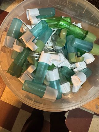 Lote comederos y bebederos pájaros