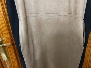 Vestido Beige y Negro Talla XXXL