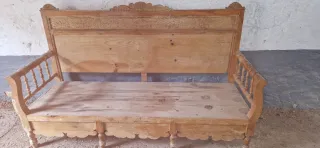 Tarima antigua de madera