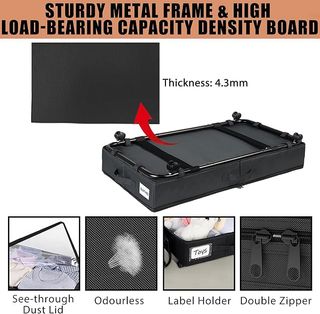 Cajas almacenaje con ruedas 2 uds bajo cama