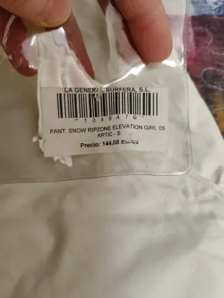 Pantalón Nieve Mujer Blanco