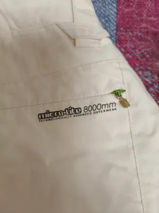 Pantalón Nieve Mujer Blanco