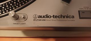 Giradischi Audio-Technica Argento e Nero