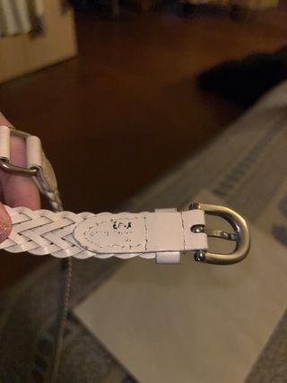 Cintura COME NUOVA:doppio giro in pelle intrecciat