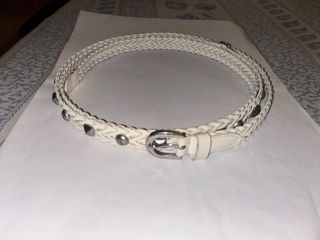 Cintura COME NUOVA:doppio giro in pelle intrecciat