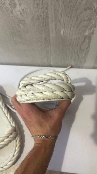 Sandalias Valentino Piel Blancas