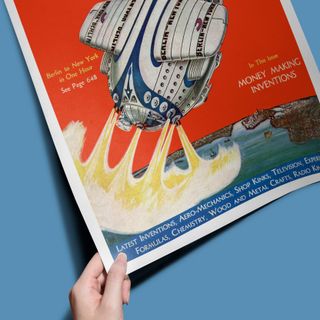 Póster “Science and Mechanics” – Ciencia ficción