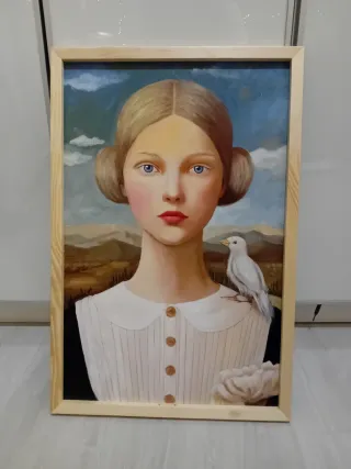 Dipinto ad olio su tavola 60x40 2026