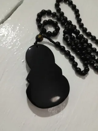 Collar Buda Curativo Negro