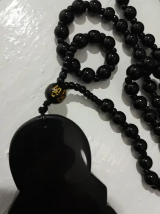 Collar Buda Curativo Negro