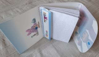 Pocoyo Pato Elly libreta con regla y portafolios
