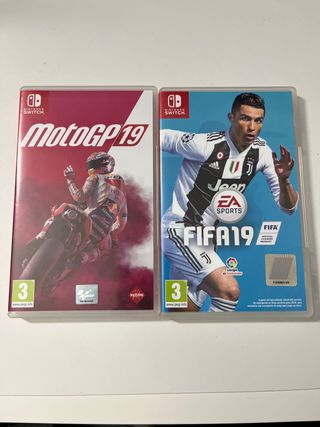Pack MotoGP 19 y FIFA 19 Nintendo Switch