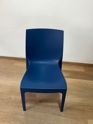 Sedie sala d'attesa blu (6)