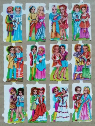 Lamina Cromos troquelados Fher 21. Personajes