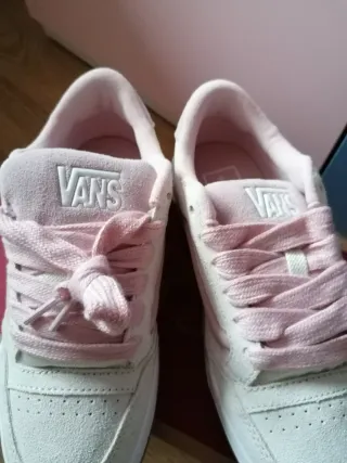 Zapatillas Vans Beige y Rosa