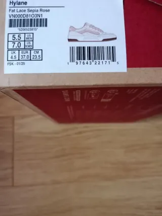 Zapatillas Vans Beige y Rosa