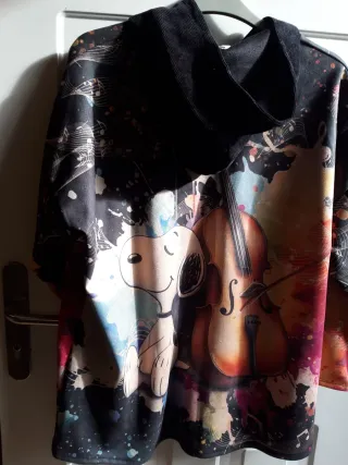 Abrigo Antelina Multicolor Snoopy