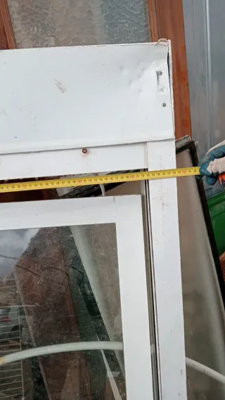 Ventana aluminio blanco