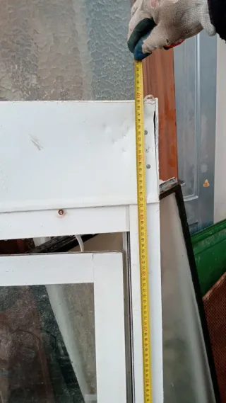 Ventana aluminio blanco