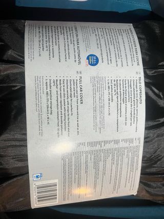 Funda Exterior Coche Ultimate Speed XL