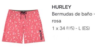 Bermudas Hurley Sirenas Talla L
