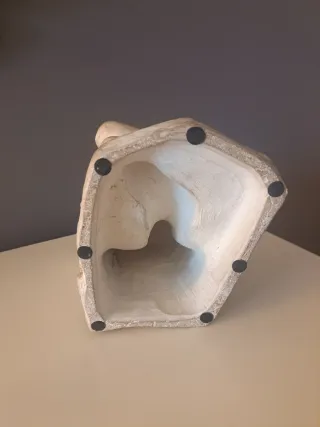 Escultura "Mujer" Art Nouveau Terracota Firmada