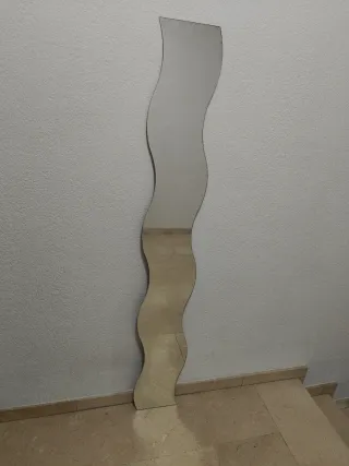 Espejos pared ondulado