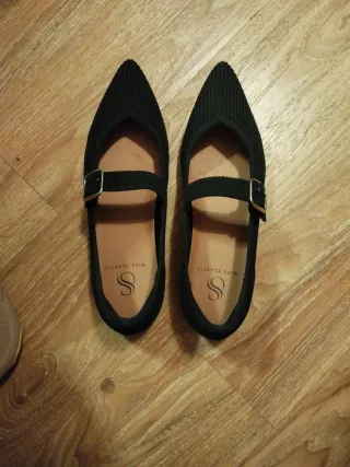 Zapatos planos Miss Elastic negros