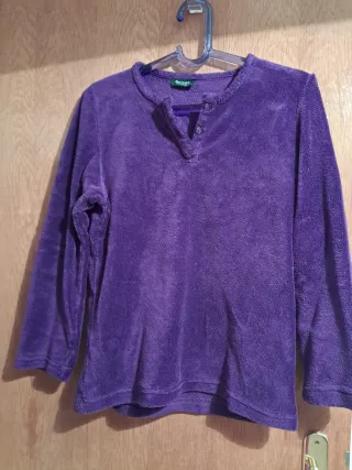 Jersey de felpa morado