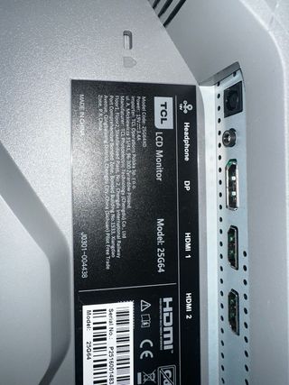 Monitor TCL 25 pulgadas 25G64