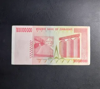 🇿🇼 Billete 100 Millones Zimbabue 2008