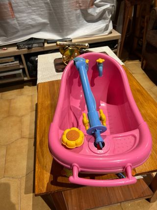 Bañera Baby Born Rosa