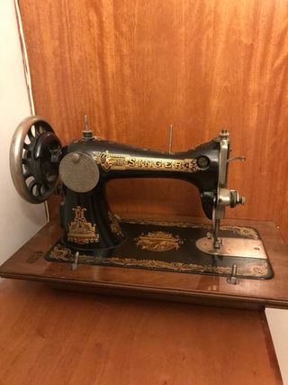 Máquina de Coser Antigua Singer Coleccionista