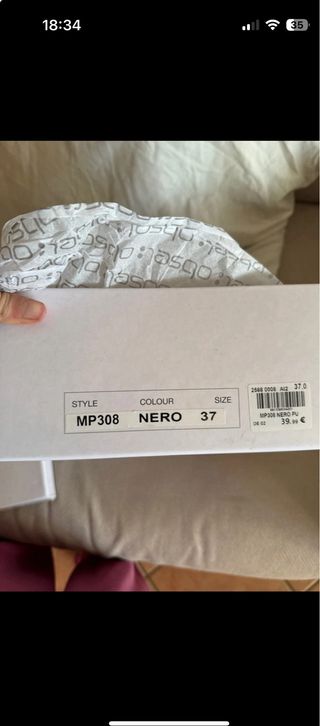 Stivaletti neri con scatola