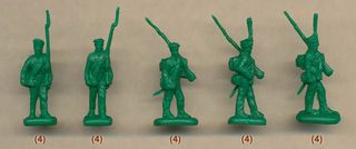 Figuras Infantería Rusa Marcha (napoleón)1:72