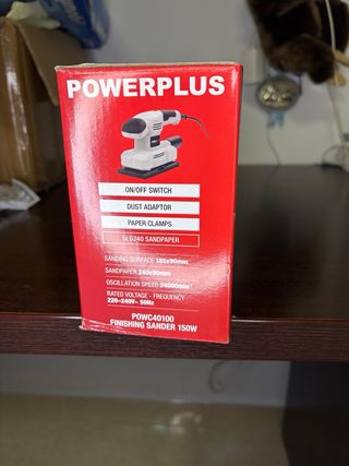 Lijadora Eléctrica Powerplus 150W Nueva sin usar