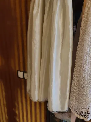 Bautizo Encaje Blanco Rosa