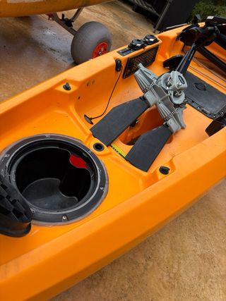 Kayak a pedalea Hobie Compass.