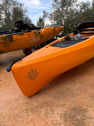 Kayak a pedalea Hobie Compass.