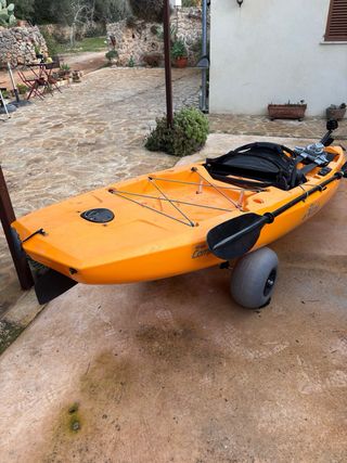 Kayak a pedalea Hobie Compass.
