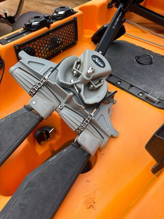 Kayak a pedalea Hobie Compass.