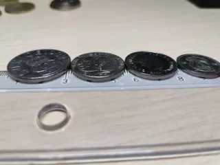 Monedas Suecas 5, 1, 50 Öre