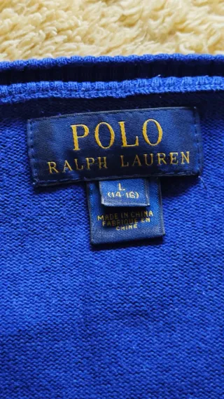 Jersey Polo Ralph Lauren Azul Talla S