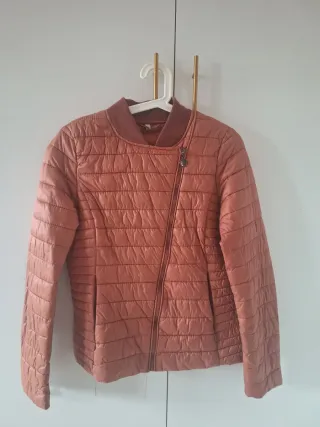 Giacca donna trapuntata arancione