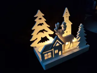 Portavelas Navideño