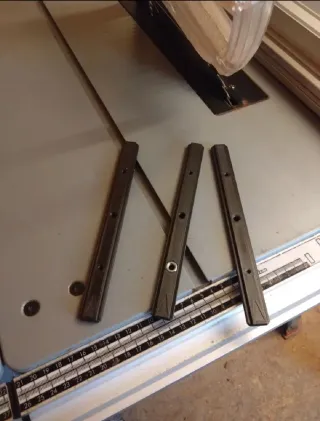 4 Rieles ranura T Einhell Sierra de Mesa