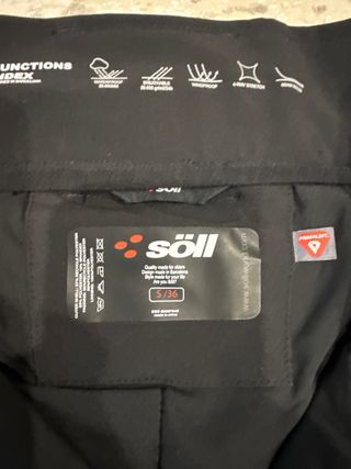 Pantalón Esquí SOLL Mujer Talla S Nuevo a estrenar