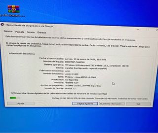 Ordenador Acer Negro