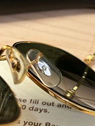 Ray-Ban B&L USA Round Metal - NOS (Nuevas) 52