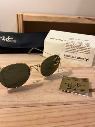 Ray-Ban B&L USA Round Metal - NOS (Nuevas) 52